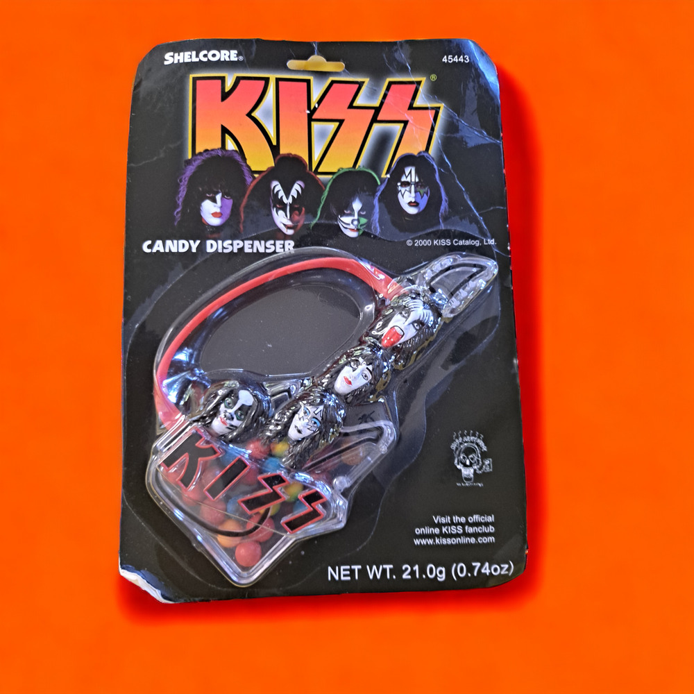 Kiss Memorabilia Candy Dispenser‎ Sealed With Candy Shelcore 2000